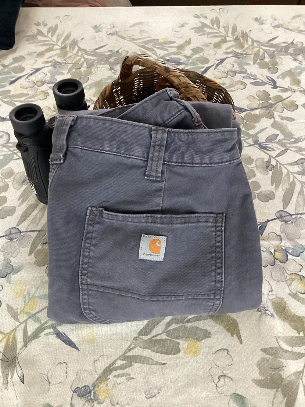 Carhartt Women’s 4 Short Fleece Lined Dark Gray Work Pants Rugged Flex Inseam 28